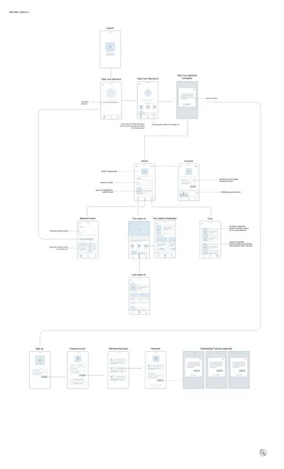 UX flows wired graphic